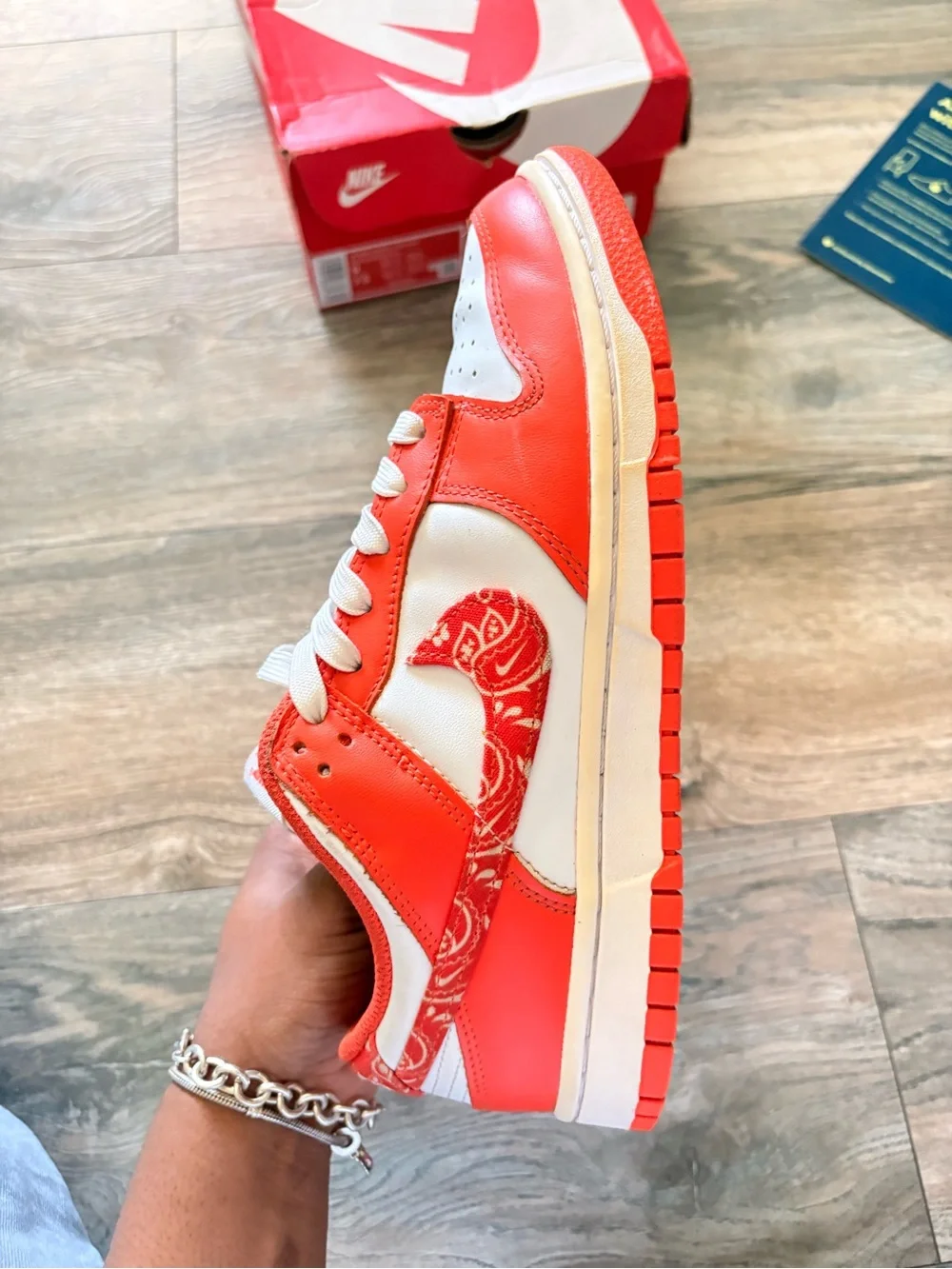 Nike Dunk Low Orange Paisley